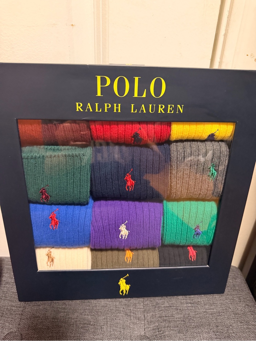 Polo by Ralph Lauren Men's Variety Knit Socks - Multi Color Pack